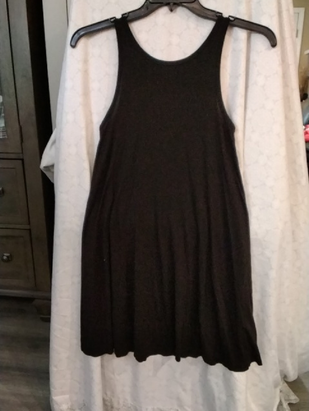 Black Cute Summer Tank Dress